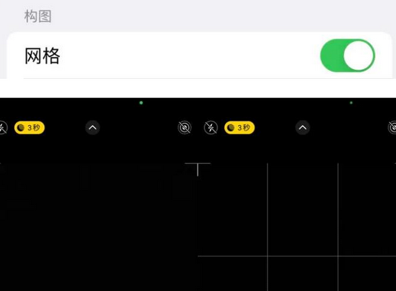 雅江苹果手机维修网点分享iPhone如何开启九宫格构图功能
